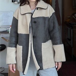 Shearling and Suede Super Warm Jacket